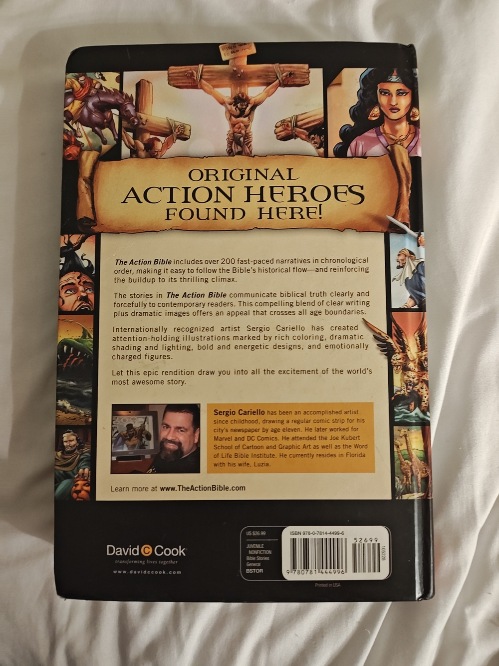 Original Action Heroes Found Here! - Black & Cream Graphic Kids Book